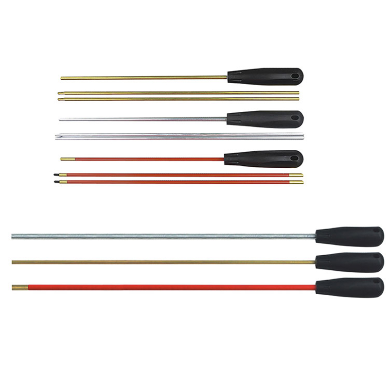 3-częściowe pręty do czyszczenia pistoletów z plastikowym uchwytem