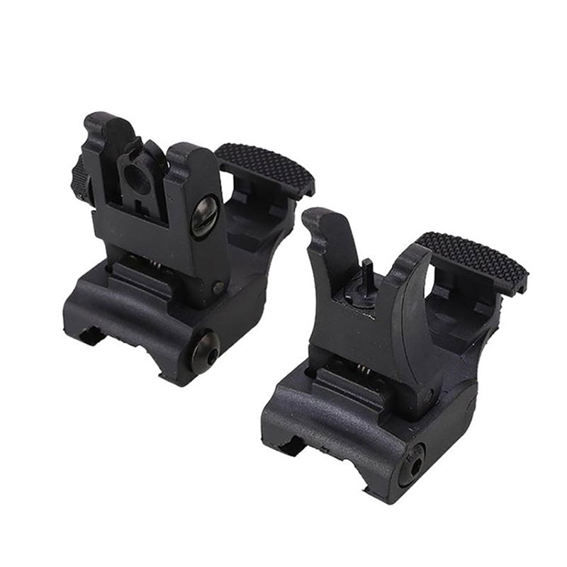 AR-15 Szybki taktyczny przód i tył AR15 Części Flip-up Back-up Celownik AR 15 Celowniki do polowania