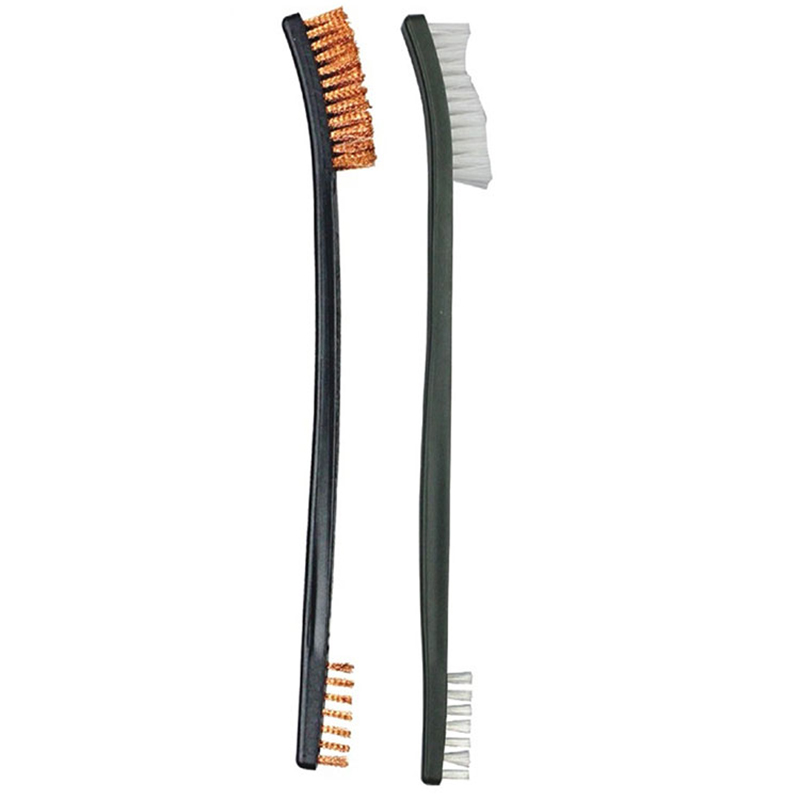 Szczotka ręczna do czyszczenia pistoletów z podwójną końcówką Druty mosiężne