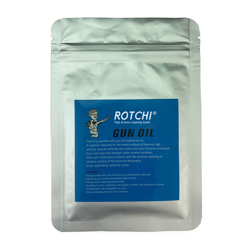 Plastry do czyszczenia broni pochłaniające olej firmy Opp