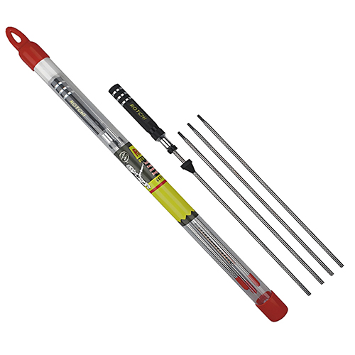 Zestaw do karabinu i wiatrówki, 4 sekcje, pakowane w tuby