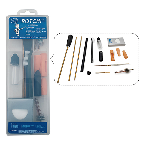 Zestaw karabinu z prowadnicą lufy i olejem do broni